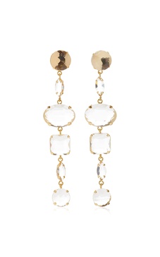 Noa Gold-Tone Crystal Earrings