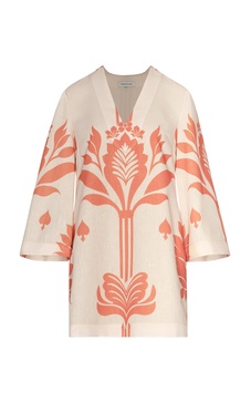 Jaipur Printed Linen Mini Dress