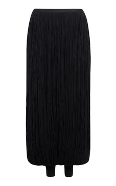 Fringed Knit Jogger Pants
