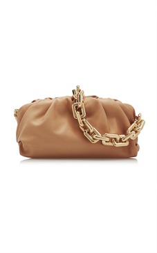The Chain Pouch Leather Clutch