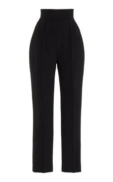 High-Rise Stretch-Wool Skinny Pants