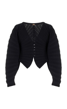 Blair Cropped Knitted Cardigan
