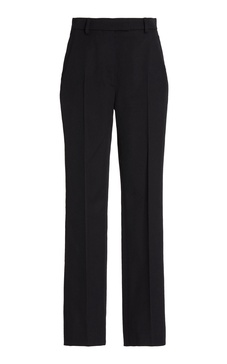 Wool Straight-Leg Pants