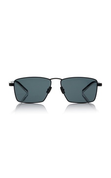 Square-Frame Metal Sunglasses