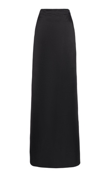Washed Twill Maxi Skirt