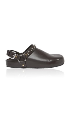 Elyse Studded Eco-Leather Clogs