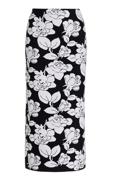 Knit Midi Pencil Skirt