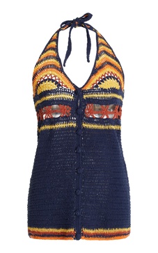 Exclusive Crocheted Cotton Mini Dress