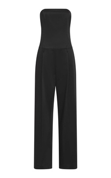 Strapless Organic Cotton-Blend Jumpsuit