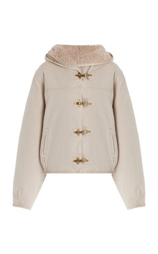 Biane Sherpa-Lined Denim Jacket