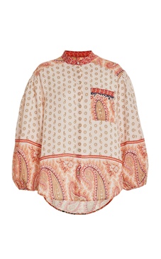 Cravat Smock Linen Tunic Top