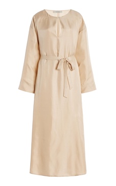 The Fina Silk Midi Dress