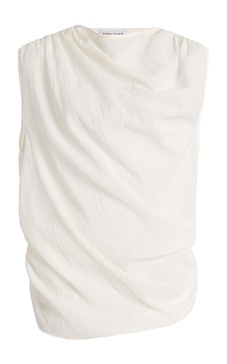 Faith Draped Cotton Top