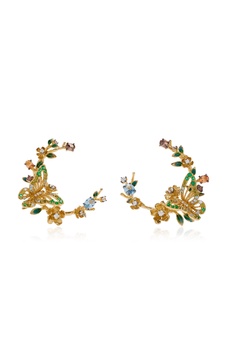 Orchard Garland 18K Yellow Gold Multi-Gem Earrings