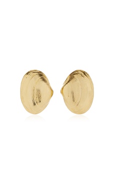 Exclusive 24K Gold-Plated Shell Earrings