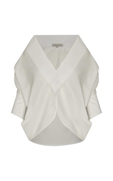 Sanam Cotton Poplin Off-The-Shoulder Top