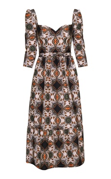 Florencia Cotton Midi Dress