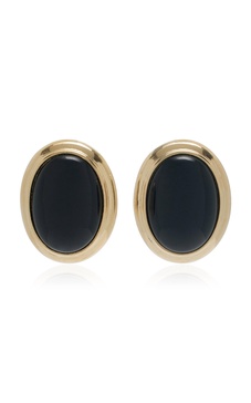 Exclusive Gabrielle Gold-Tone Stone Earrings