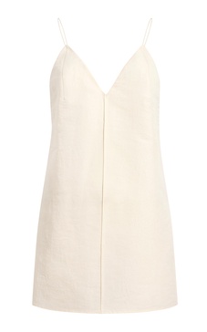 Talsie Silk-Cotton Organza Tank Top