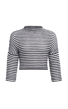 Striped Knit Crop Top