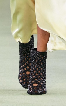 Woven Ankle Boots