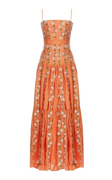 Lima Sabanero Dorado Linen Maxi Dress