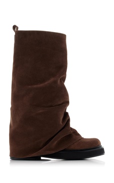 Robin Suede Combat Boots