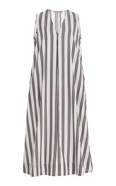 The Nisha Cotton-Blend Midi Dress 