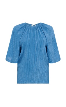 Nula Plisse Silk Top