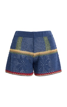 Nova Crocheted Cotton Shorts