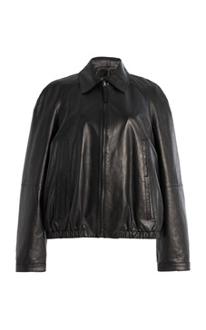 Beck Leather Bomber Jacket