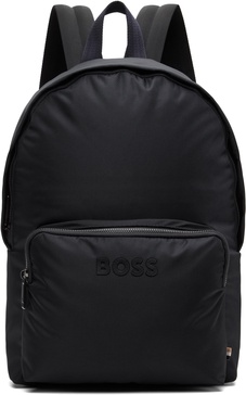 Navy Contrast Logo Backpack