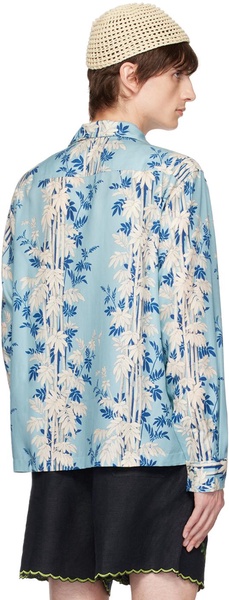 Blue Bamboo Forest Shirt