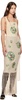 Beige Flower Language Maxi Dress