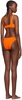 Orange Estelle Bikini