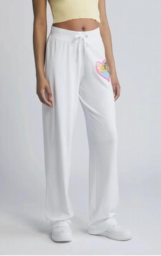 boardwalk movie night sweatpants in white