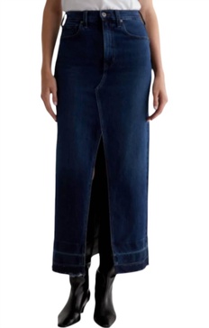 davina skirt in midnight sun wash