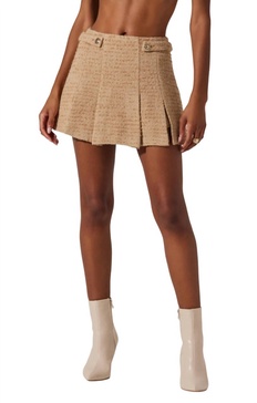 bronwyn skirt in camel