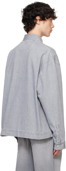 Gray La Casa 'La chemise de-Nîmes' Denim Overshirt