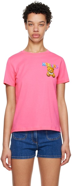 Pink Little Inflatable Teddy Bear T-Shirt