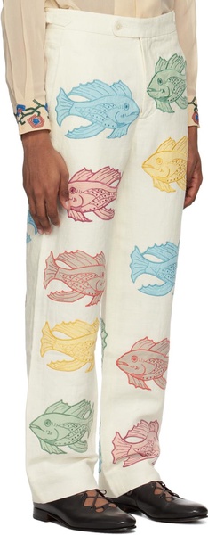 Off-White Piscine Appliqué Trousers