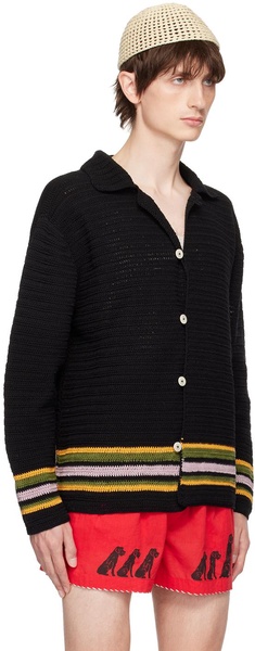 Black Harbor Stripe Cardigan