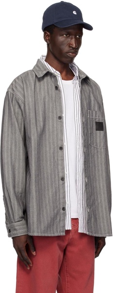 Gray Menard Denim Shirt