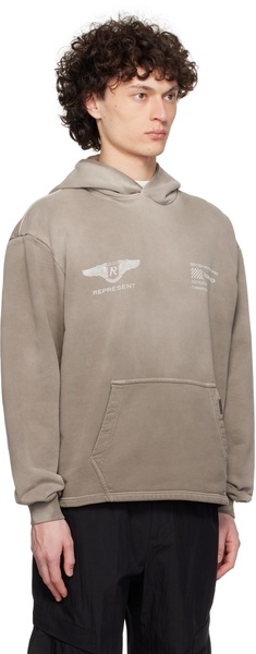 Gray 'Team Rep' Hoodie
