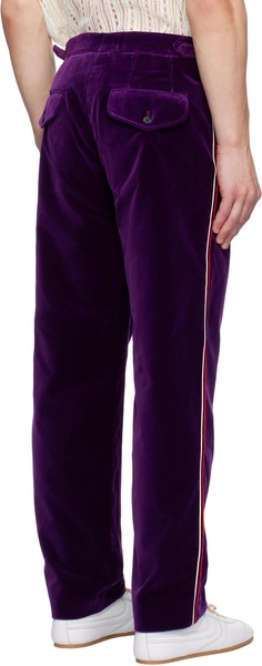 Purple Showcase Suiting Trousers