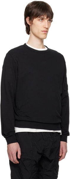 Black Light Fleece Crewneck Lens Sweatshirt