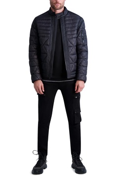 KARL LAGERFELD Men's Monogram Quilted Jacket