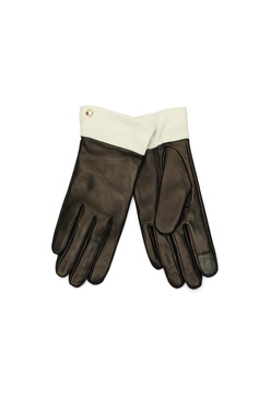 kate spade new york Womens Logo Colorblock Leather Glove