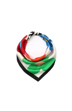 kate spade new york Women's Magazine Silk Bandana Scarf, Stylish Fashion & Lightweight Accessory