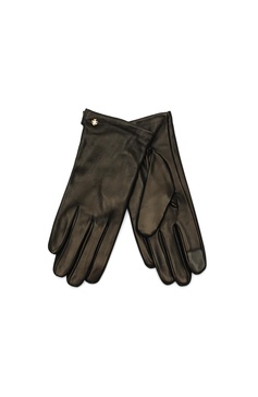 kate spade new york Womens Logo Leather Glove